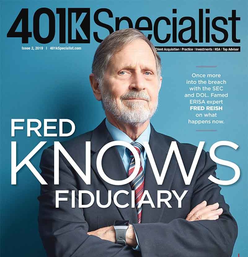 Fred Reish on cover